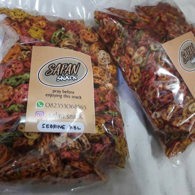 

Sebring (seblak kering) snack kerupuk renyah ukuran 1kg