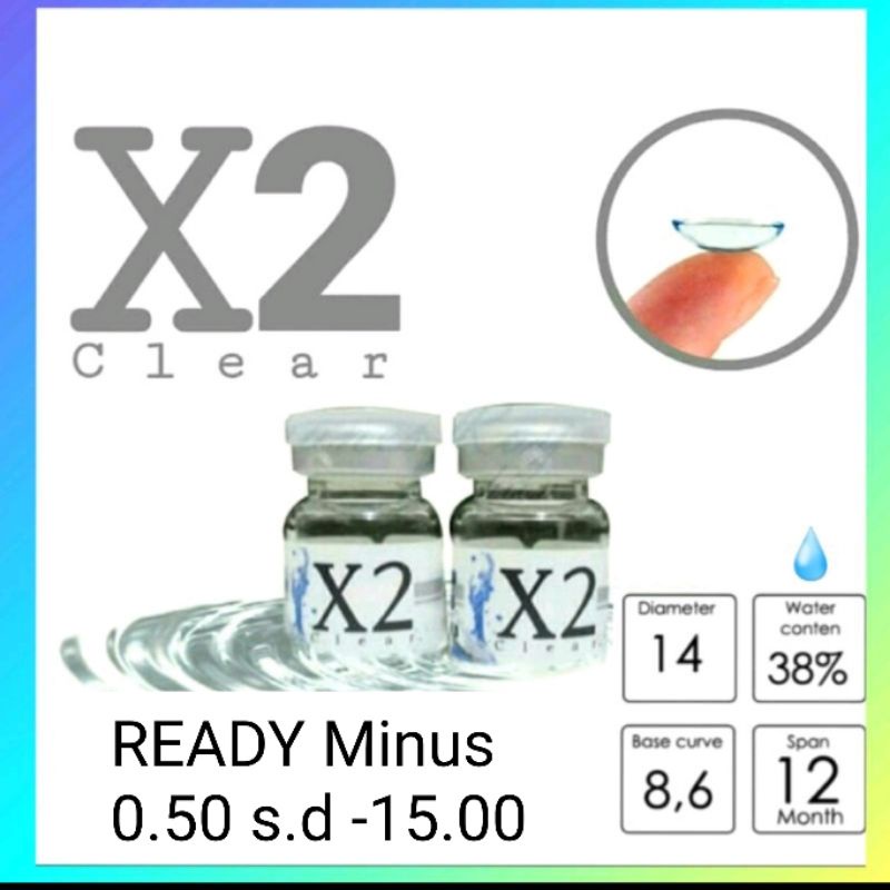 SOFTLENS BENING X2 CLEAR ( -0.50 s/d -15.00). SOFTLENS BENING TAHUNAN