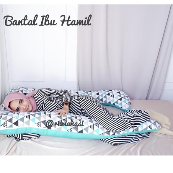 Model Trending Bantal Hamil Ndollolo Premium Busa Silikon Tebal Bahan Kain Lembut Adem Nyaman