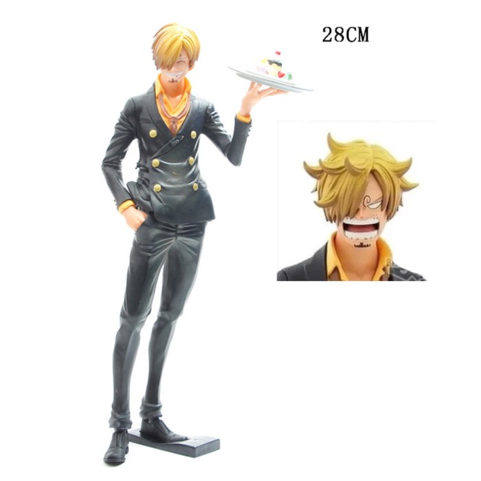 AFT ACTION FIGURE ONE PIECE RORONOA ZORO SANJI DESSERT GRANDISTA NERO VER. - Sanji Kode-AF016