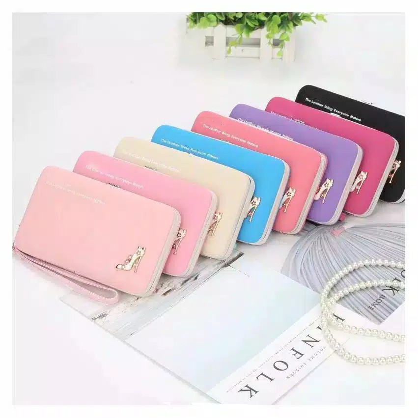 Dompet Fashion Dompet wanita KC160 Ellieth Dompet Wanita Korea Heel Style dompet import real pic A2