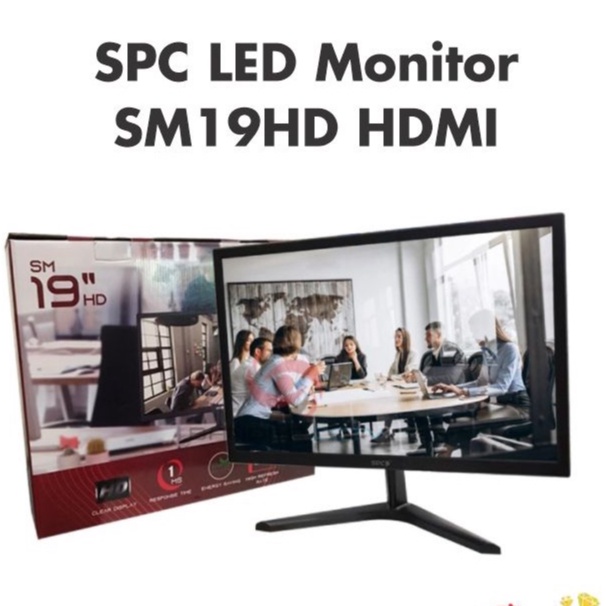 HK - SPC MONITOR KOMPUTER LED 19 inch HD SPC OFFICE MONITOR LED Monitor SPC SM-19HD