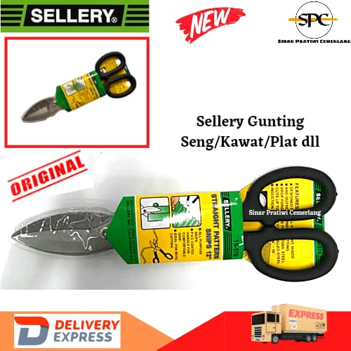 

Sellery Gunting Serbaguna - Gunting Seng / Kawat / Plat / STRAIGHT PATTERN SNIPS 12" Original