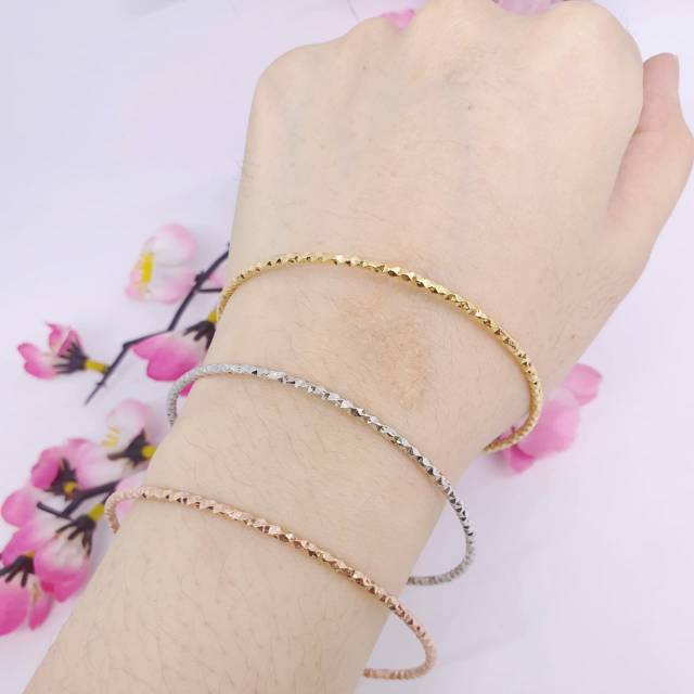 Gelang bulat isi 3 pcs  lapis mas