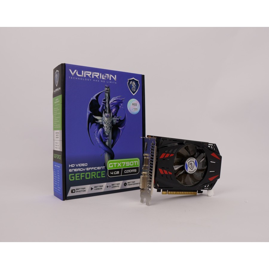 Jual Vga Card Vurrion Nvidia Geforce Gtx 750 Ti 4gb Ddr5 128bit