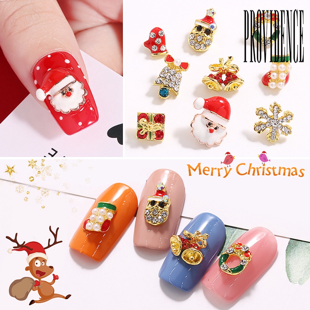 Providence Hiasan Kuku DIY Bentuk Pohon Natal Untuk Nail Art