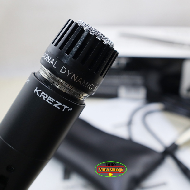 MIC GENDANG KREZT MS-57+s MIK KABEL MICROPHONE INSTRUMENT MIK OROGINAL