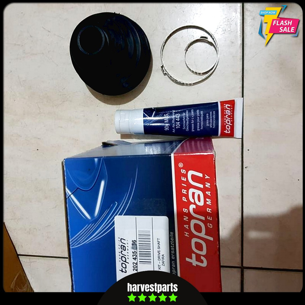 Kit Grease + Karet Boot Cv Joint Luar Chevrolet Zafira Topran