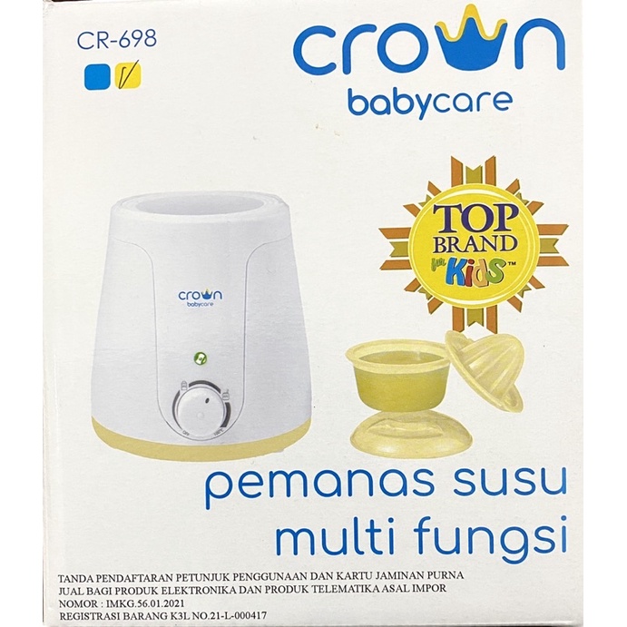 Crown Bottle WARMER Sterilizer 4 in 1 BABY MACHINE CR198 / CR698 / CR219 Steril + Penghangat Botol ASI / Food Bayi + Juicer - Multifungsi