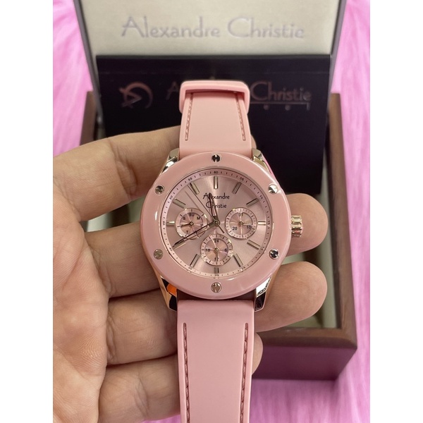 alexandre christie 2989bf wanita rosegold pink