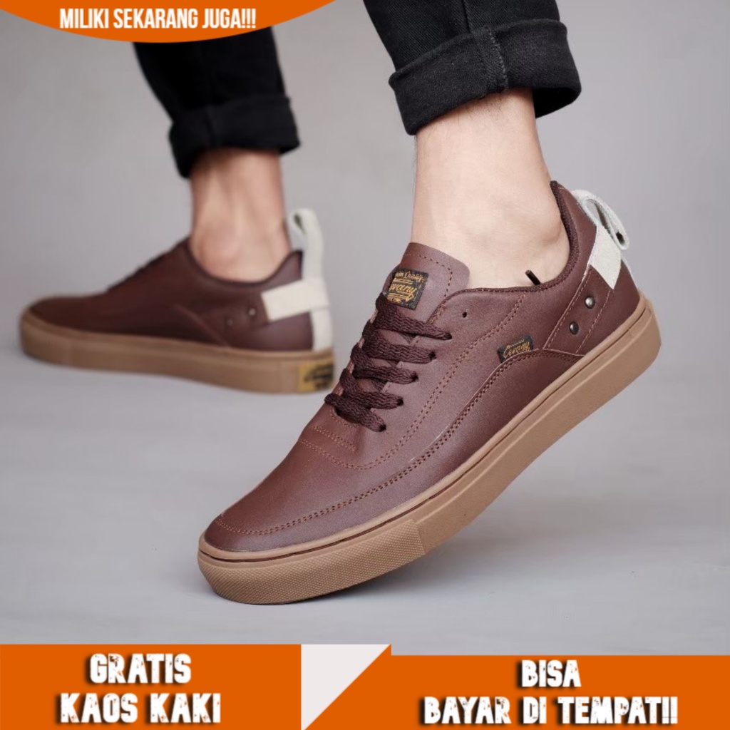 CEVANY - CYRE Sepatu Kulit Sneakers Pria Original Sepatu Pria Casual