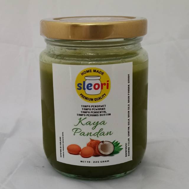 

Sleori - Homemade Kaya Pandan Jam | Selai Kaya Pandan 225 Gram