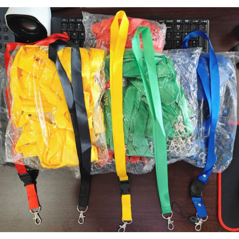 

Gantungan ID Card - Tali Badge Id Nylon Round Buckle 2cm