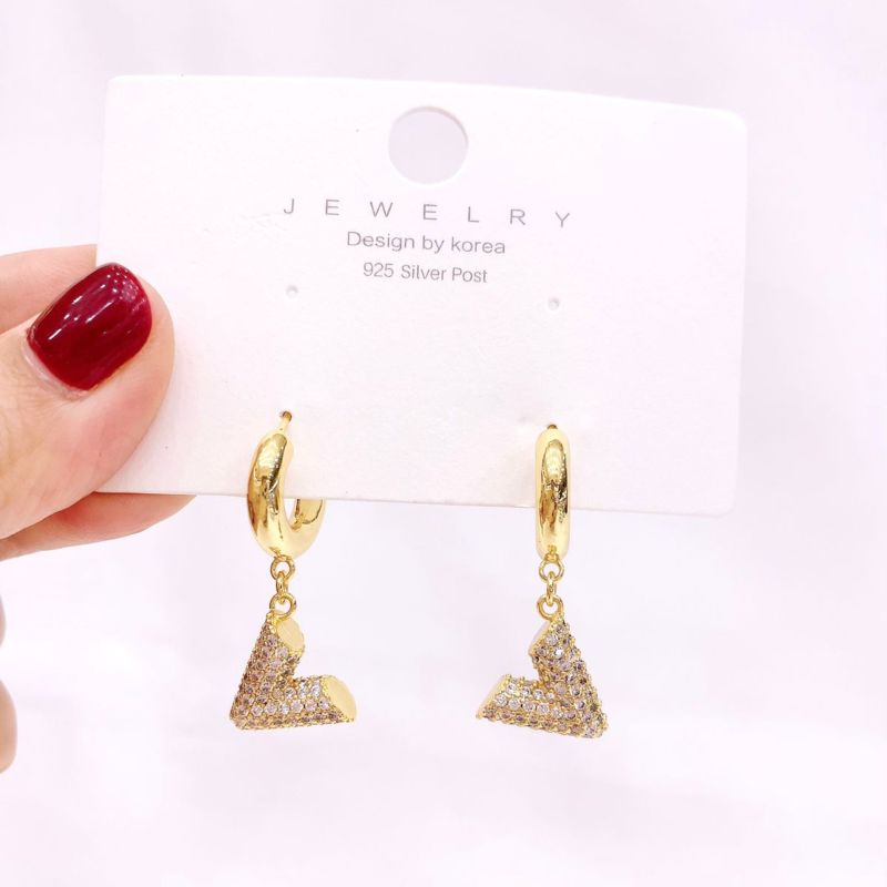 Anting Silver925 Perak Mata kilau Premium Quality Anti karat anti alergi Ans81