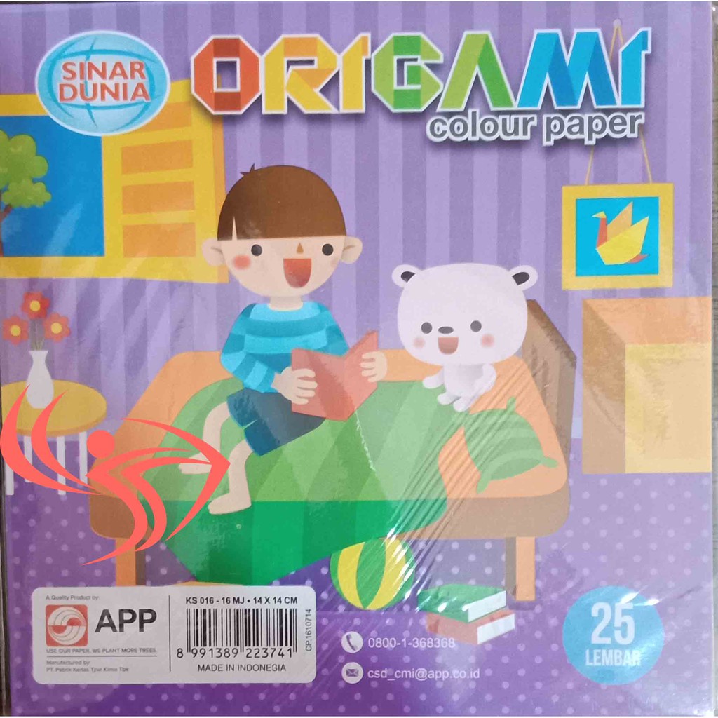 

Kertas Origami - Origami Colour Paper
