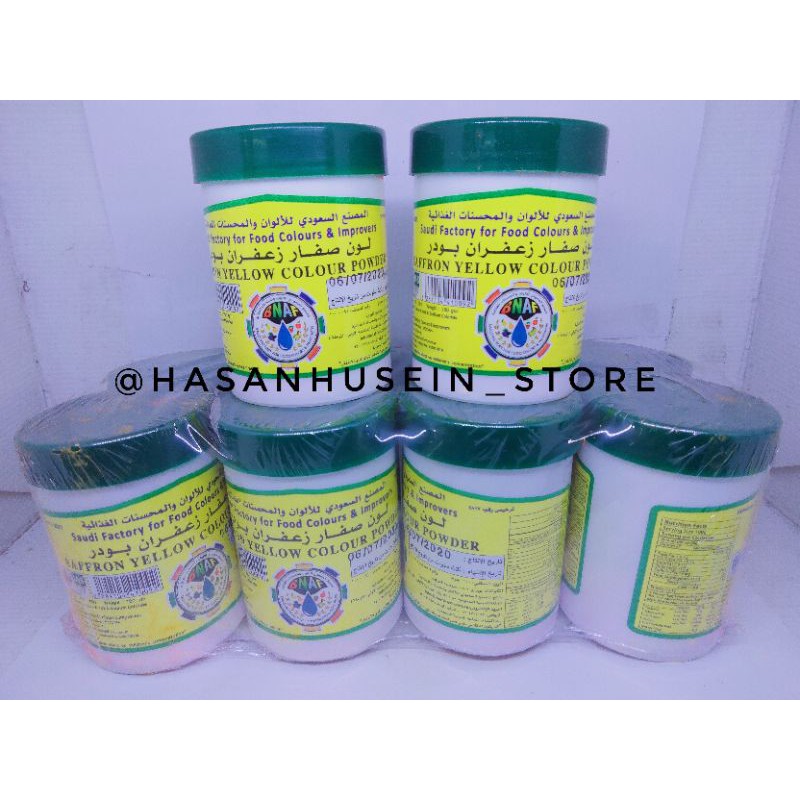 

Bubuk safron /safeon pewarna makanan import (kuning)