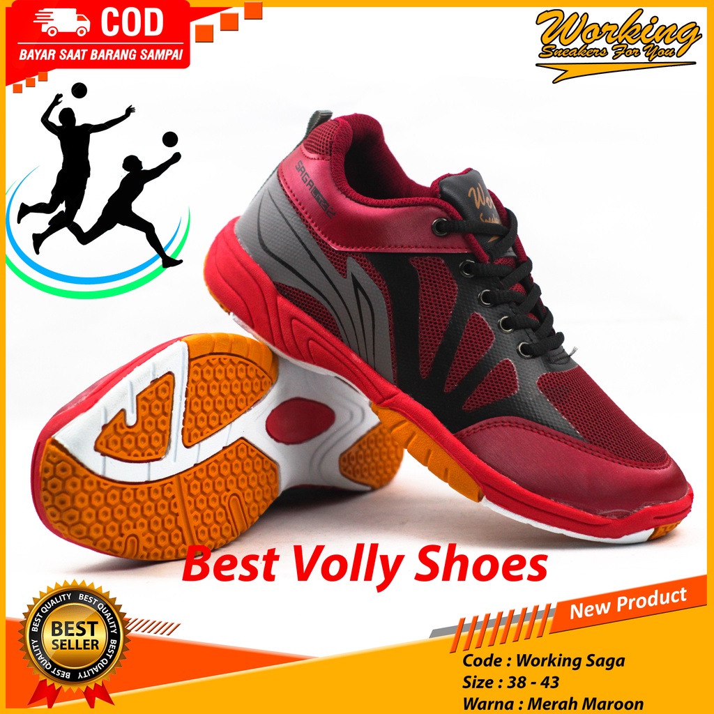 Working Sneakers For You Sepatu Pria Voli Working Saga