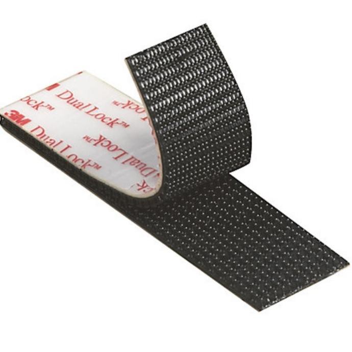 

3M Dual lock reclosable fastener black 1in x 50cm velcro double tape