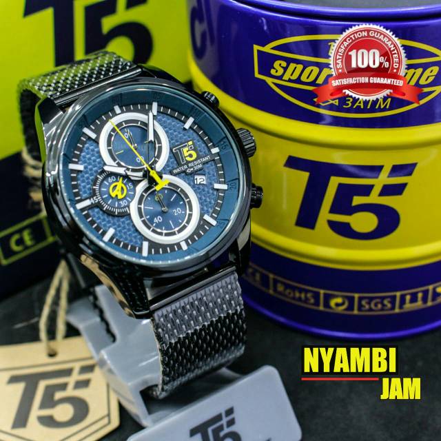 Jam tangan pria T5 H3721 chrono original WR