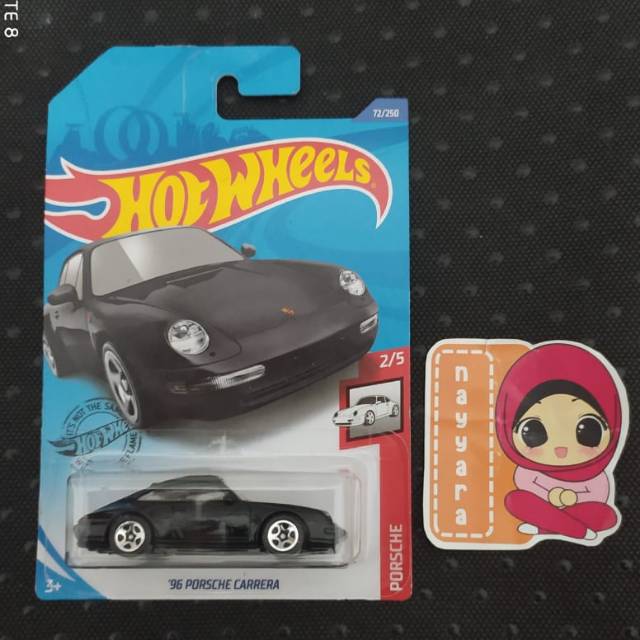 Hotwheels 96 Porsche Carrera Black - Diecast