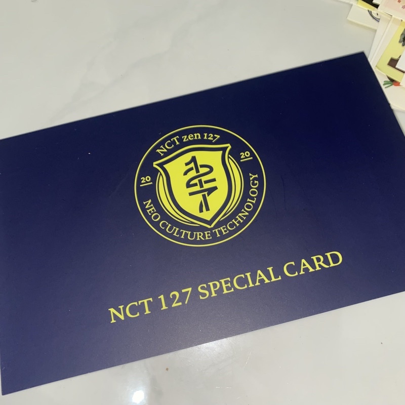 MESSAGE CARD ACE WELLCOME KIT NCT 127 jaehyun taeyong jungwoo taeil mark yuta doyoung haechan johnny