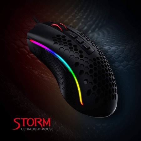 Redragon Gaming Mouse RGB STORM - M808-RGB - Hitam