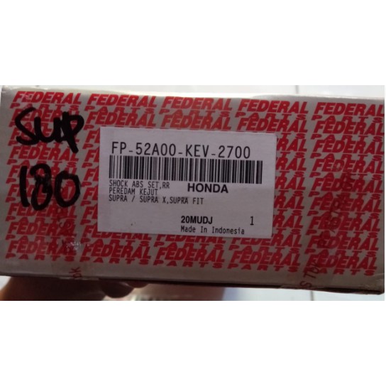 Shock Breaker Belakang Skok Belakang Federal Supra 52A00 KEV 2700