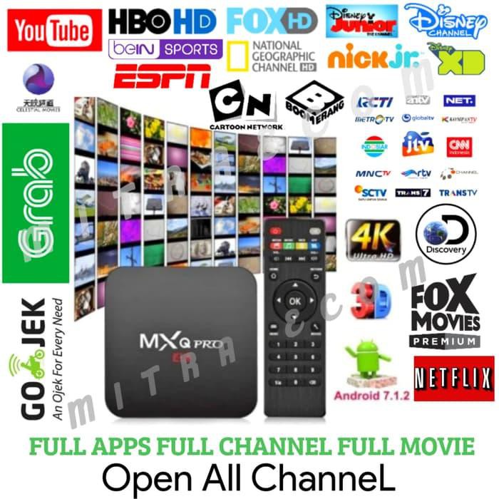 Gr 001 Best Seller Android Tv Box Mxq Pro 4k Ultra Hd Full Termurah Diskon Shopee Indonesia