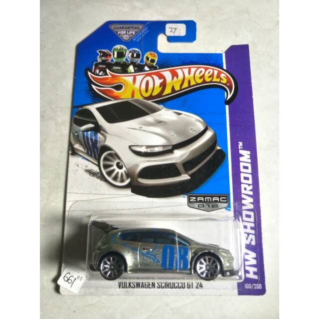 Hot wheels hotwheels vw volkswagen scirocco gt 24 zamac