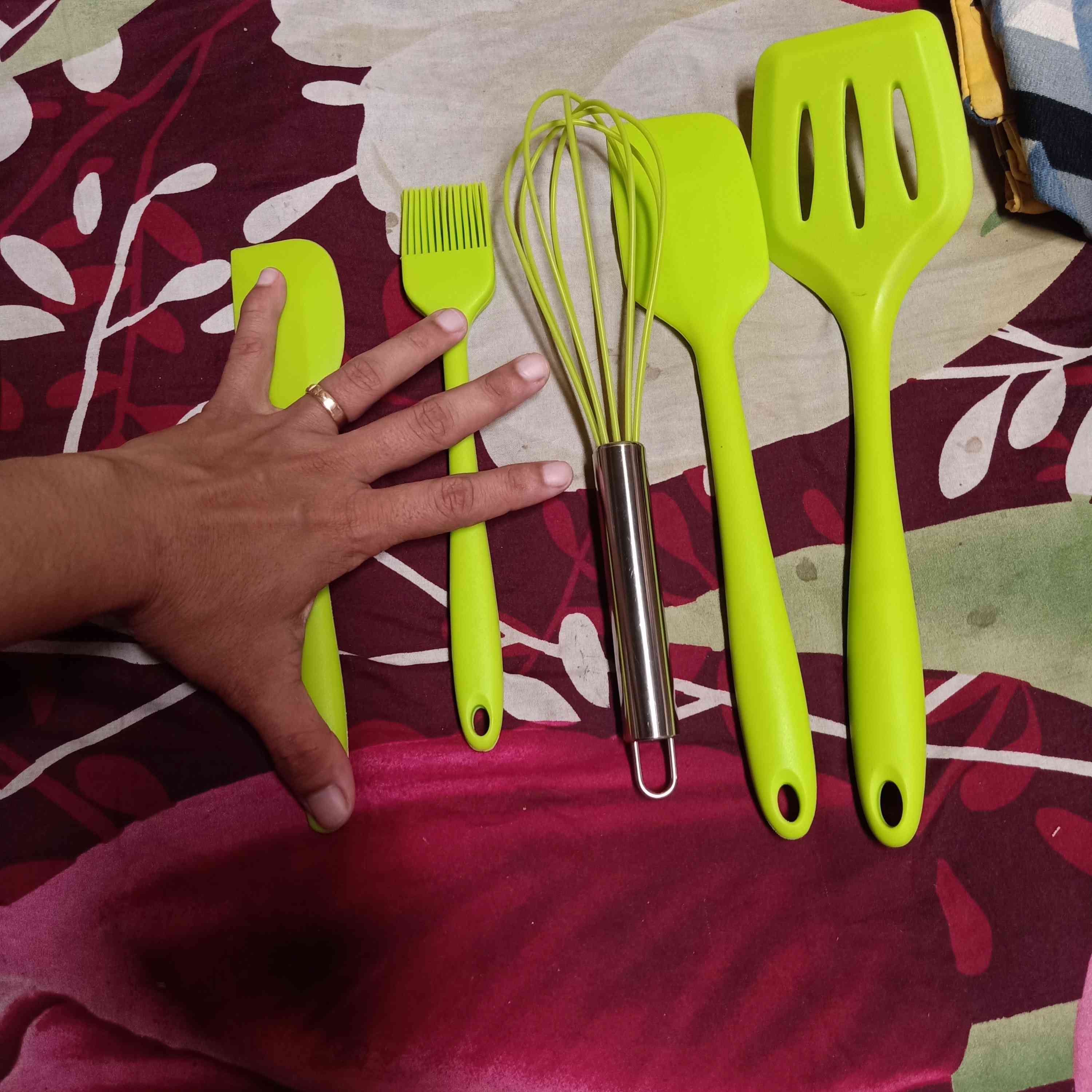 Set Alat Masak Silicone (isi 5 Pcs) / Spatula / Sutil Silikon Food