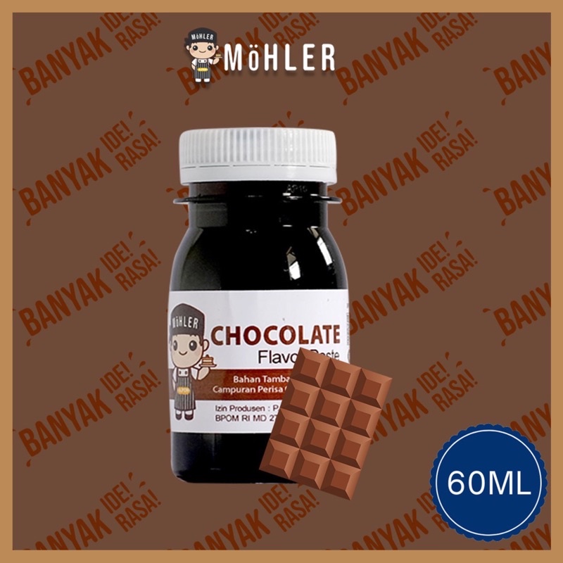 Pasta Perisa Pewarna MOHLER 60gr - CHOCOLATE