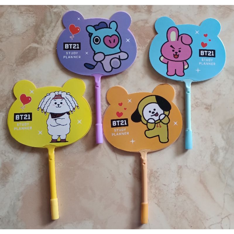 

((dian)) Pulpen lucu model Kipas telinga bolpoint tinta hitam