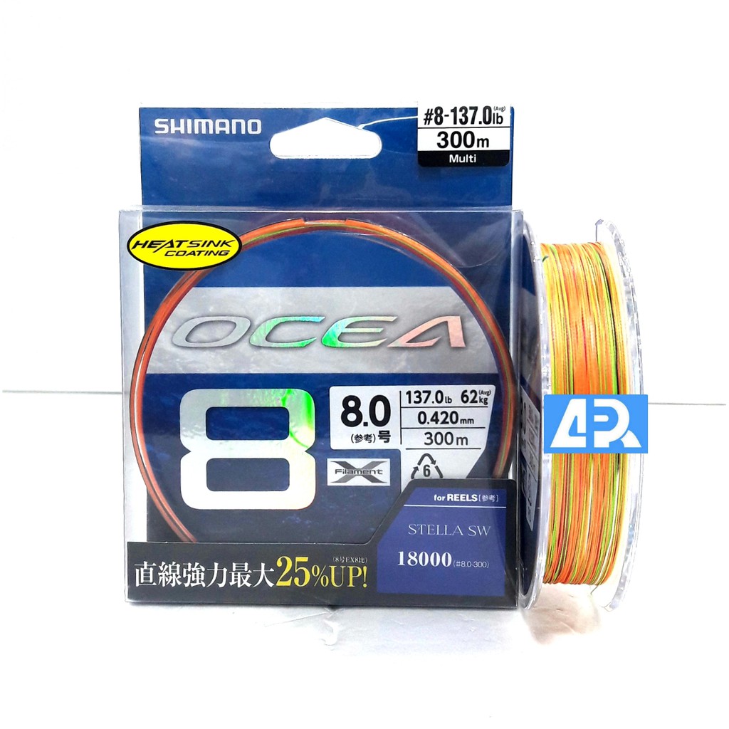 SENAR PE SHIMANO OCEA PE 8 300M