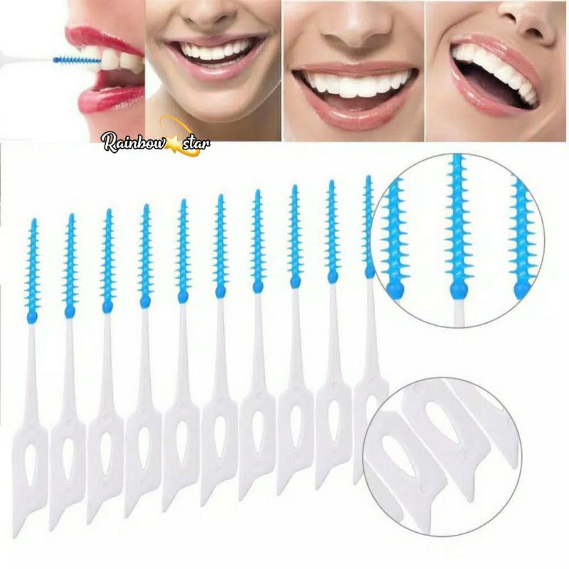 Sikat Sela / Interdental Brush Per pcs / Sikat Gigi Behel