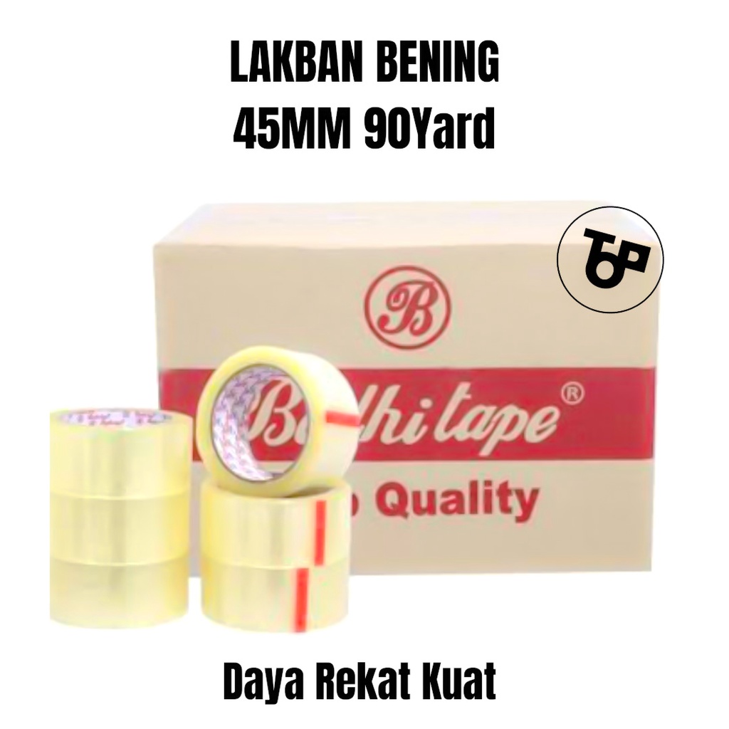 

Lakban Bening Super 90 yard 45mm Tebal Promo Setara Daimaru