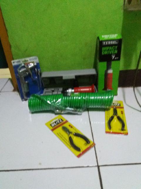 Vessel Obeng Gedor Set / Obeng Ketok Impact Driver  Set 7pcs