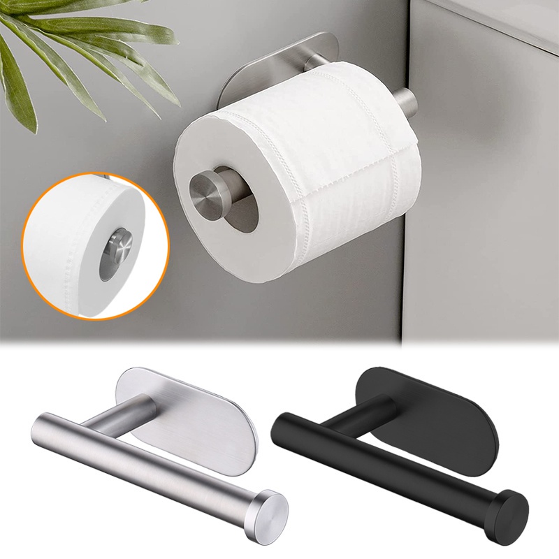 304 Rak Holder Tisu Gulung Bahan Stainless Steel Untuk Kamar Mandi