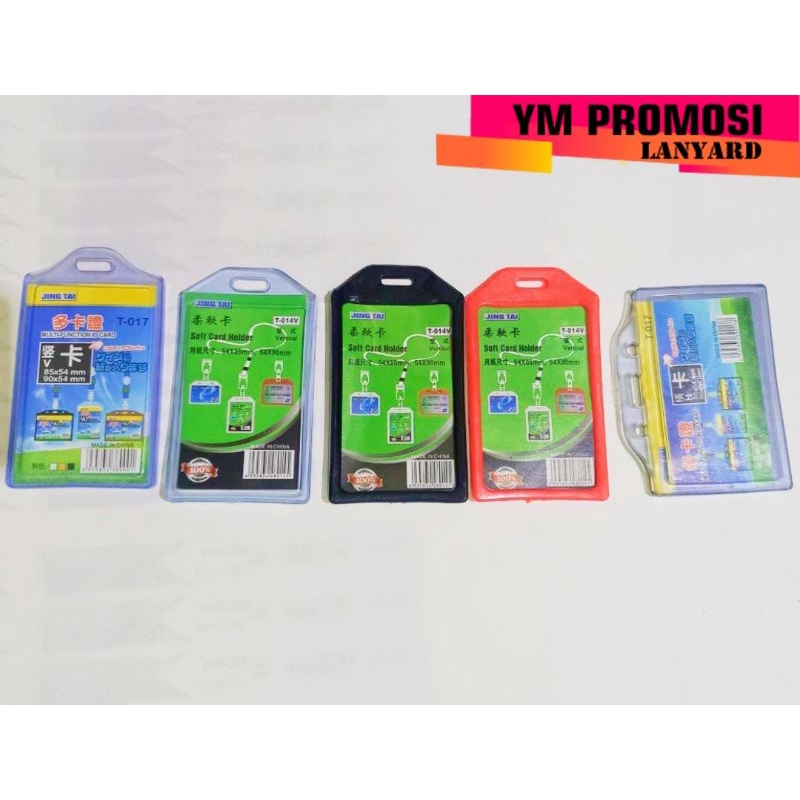 

Card Holder Silikon Karet Varian Warna / Case id Card Silikon || Model 1 Muka & 2 Muka