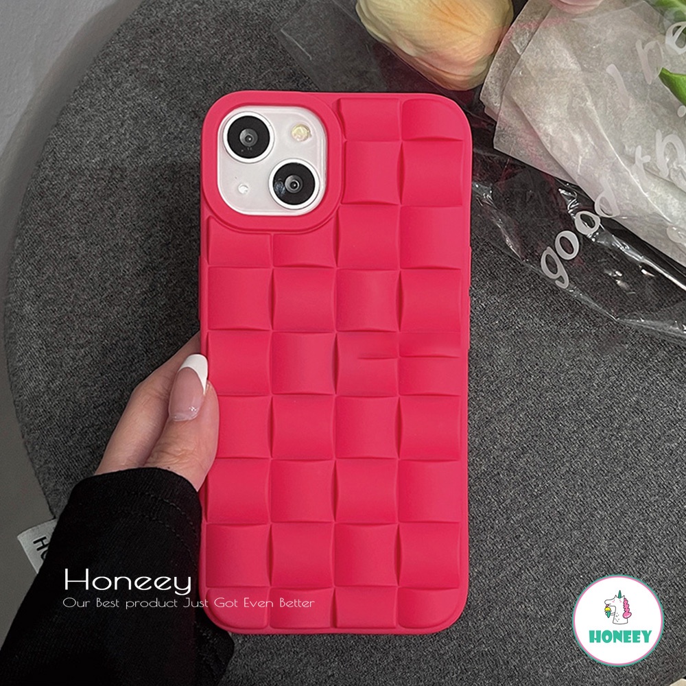 Soft Case TPU Matte Motif Mawar Merah 3D Cover IPhone 14 13 12 11 Pro Max X XS XR 8 7 Plus