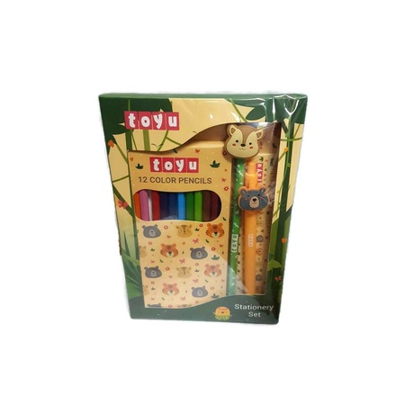 

Terlaris Peralatan Sekolah/Alat Tulis/Toyu Stationery Set/Paket Pensil Warna Berkualitas
