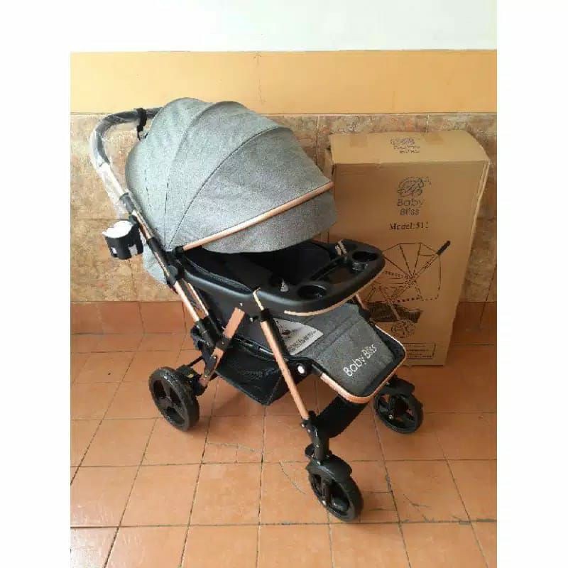 [TERMURAH CARGO JTR] Stroller Wonfuss 511 Baby Bliss 898 S Pliko Stream R Nevada 395 R Creative Most Space Baby SB 6211 6066-1 320 KADO Bayi Anak MURAH-Wonfuss Grey