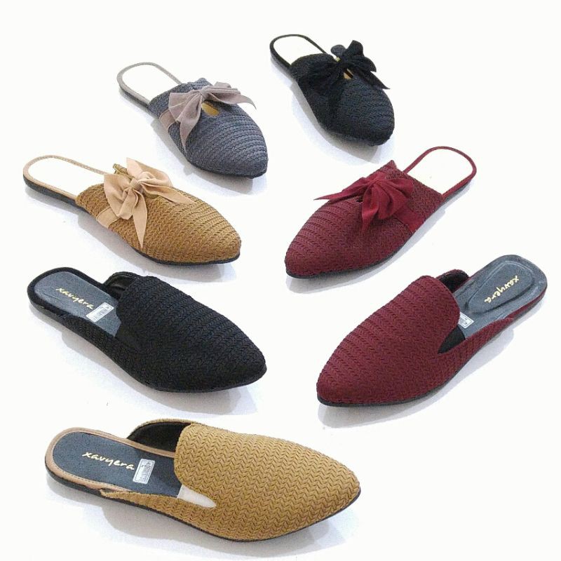 OBRAL CUCI GUDANG BORNEO SLIP SANDAL BAHAN KANVAS TEBAL BLT07 dan RZ49