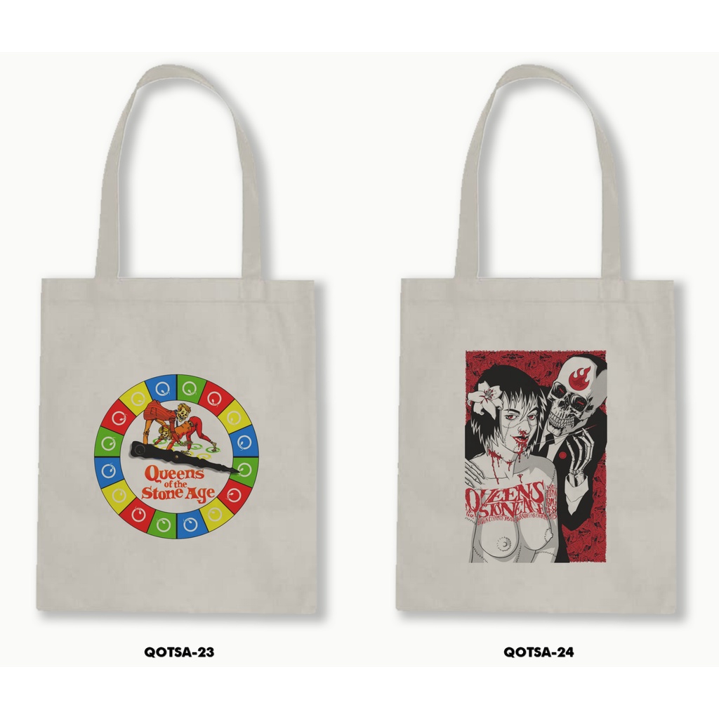 TOTE BAG BLACU - QOTSA/QUEENS OF THE STONE AGE 02