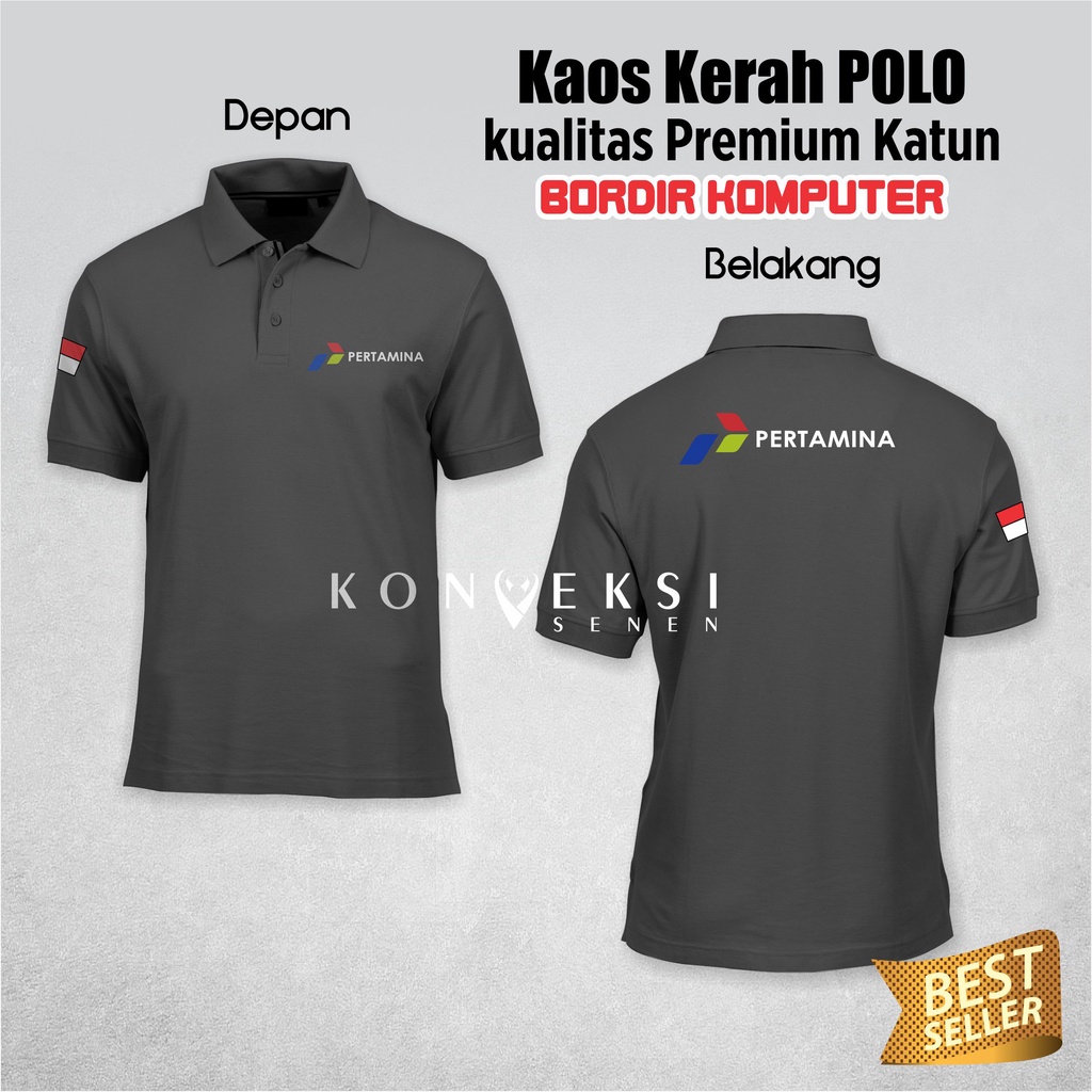 kaos pertamina | kaos polo | kaos polo katun