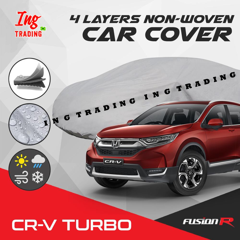 Cover Sarung Mobil CRV CR-V TURBO Fusion R 4 Layer Waterproof