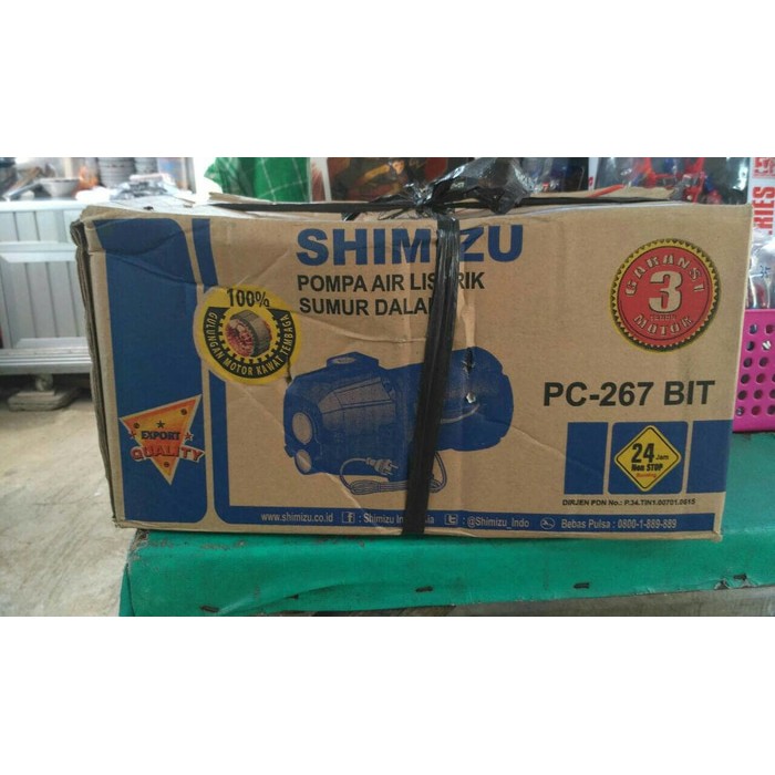 MESIN POMPA AIR SHIMIZU JET PUMP PC 267 BIT PC267BIT (NON TABUNG)