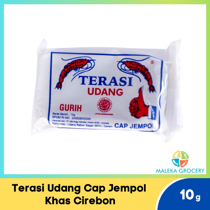 

Terasi Udang Cap Jempol Khas Cirebon 10 gram