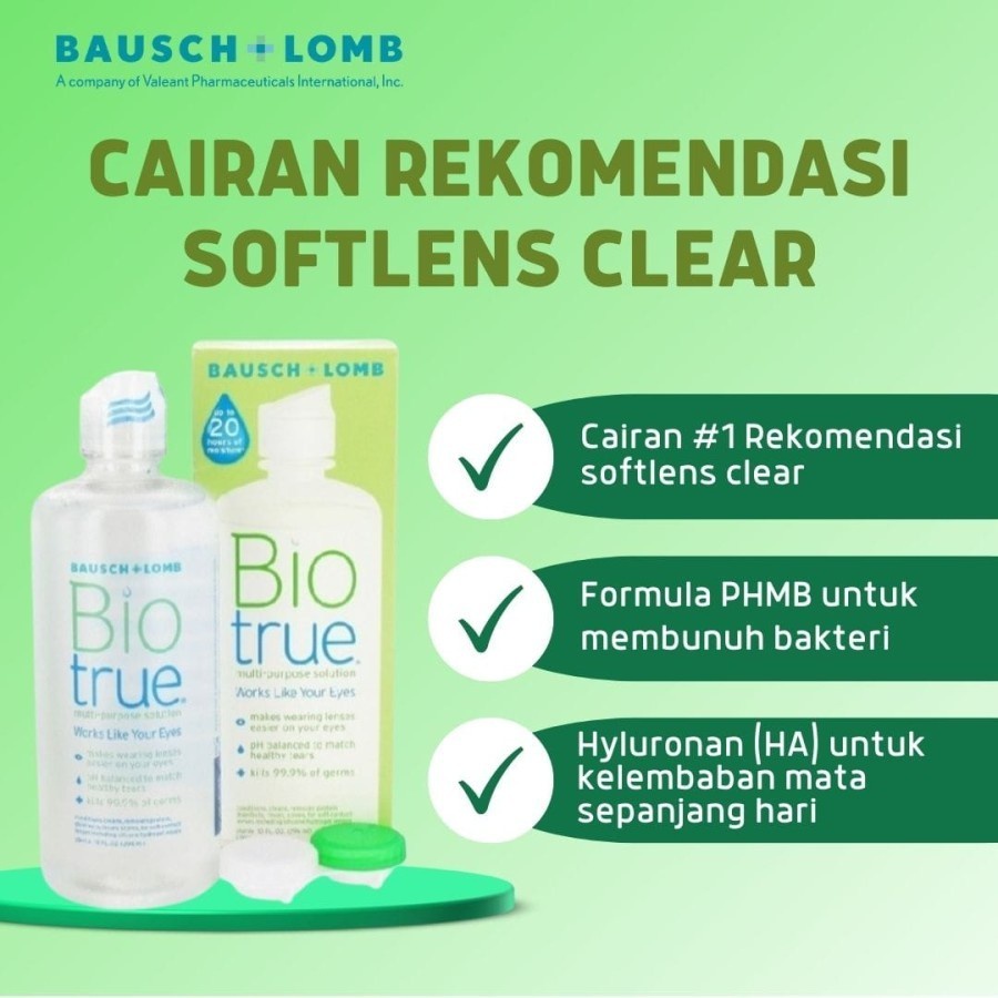 Softlens Bio True Bening Harian Bausch and Lomb Kadar Air Tinggi