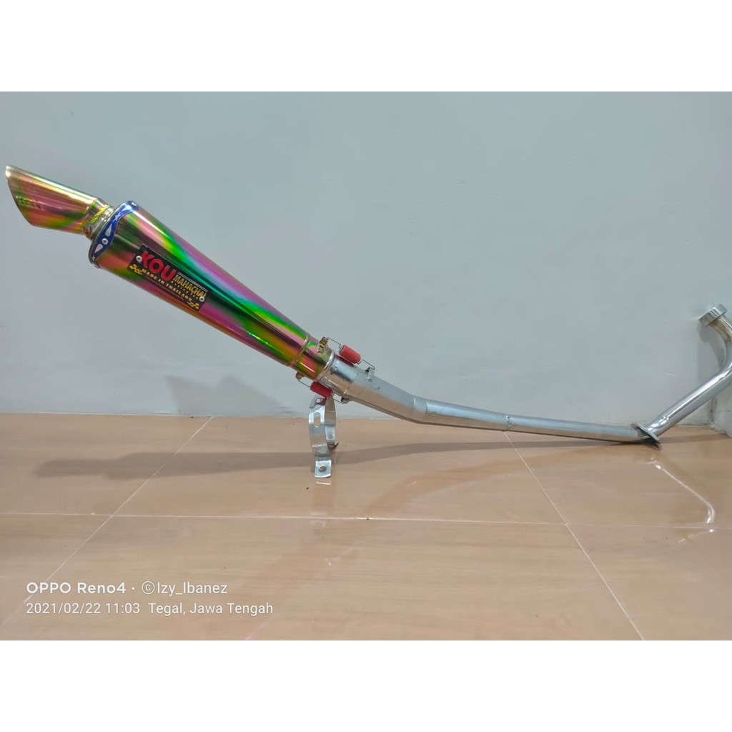 Knalpot Racing KOU Bunglon Honda Sonic 150R