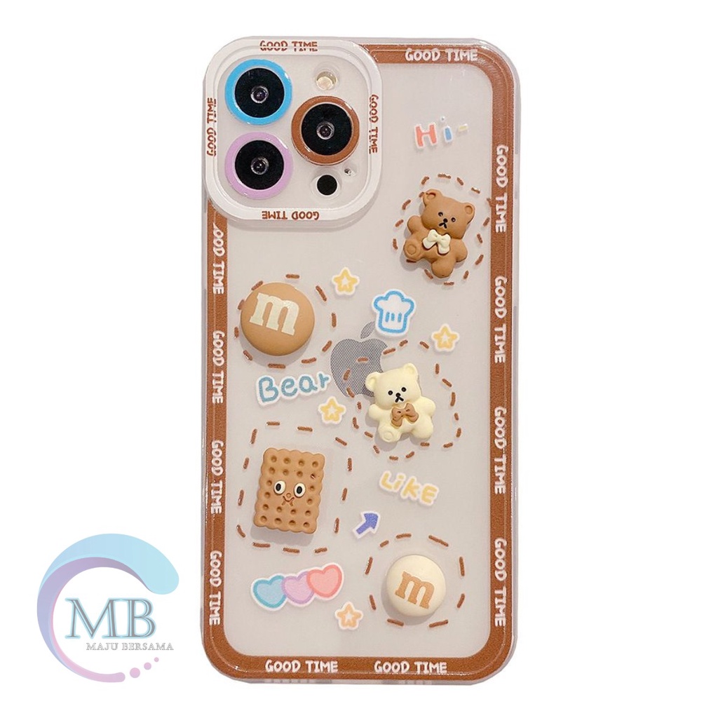 SS097 SOFTCASE 3D IPHONE 11 12 13 14 MINI PRO MAX MB3136